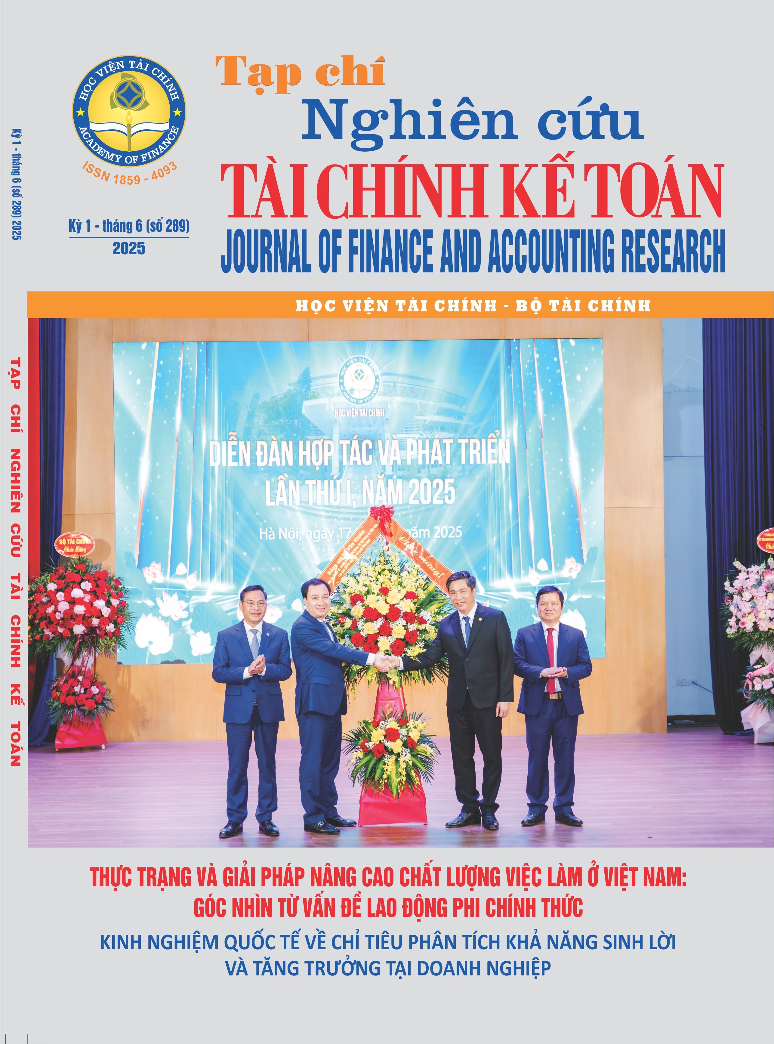 Tạp chí Nghiên cứu Tài chính Kế toán