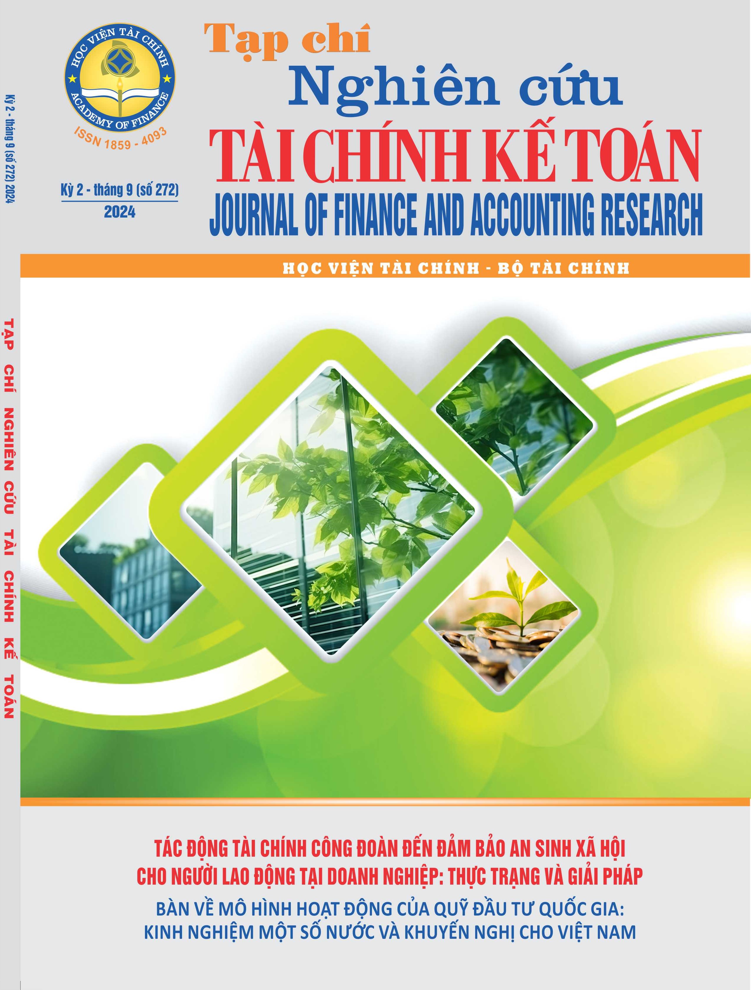 Tạp chí Nghiên cứu Tài chính Kế toán