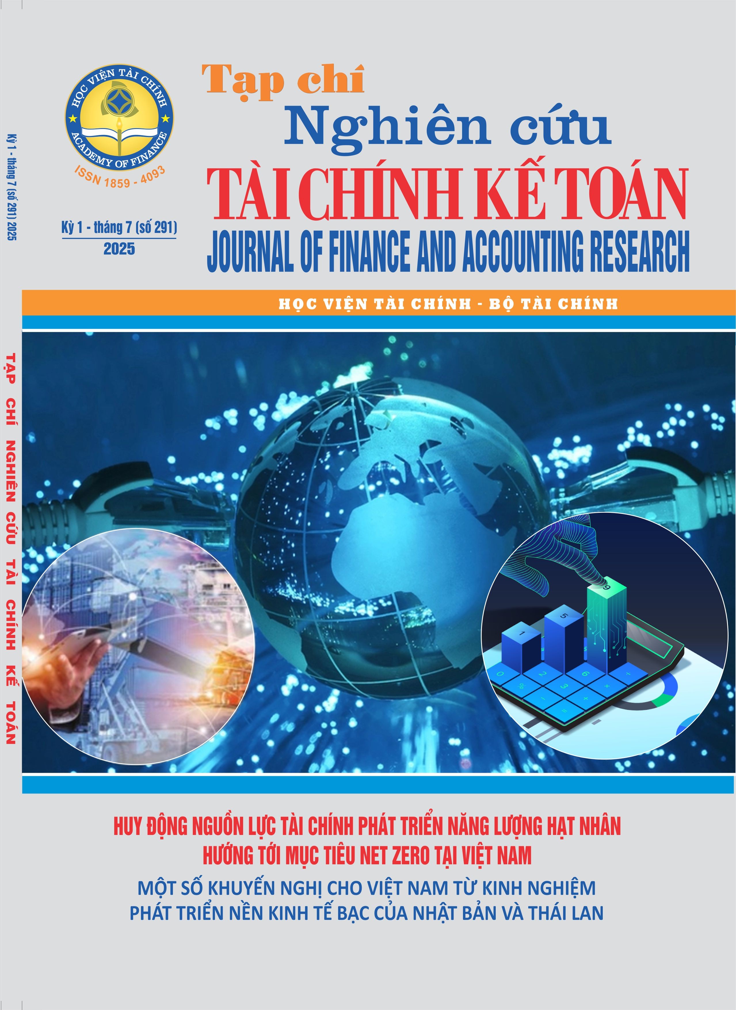Tạp chí Nghiên cứu Tài chính Kế toán (Kỳ 1 tháng 07 (291) 2025)