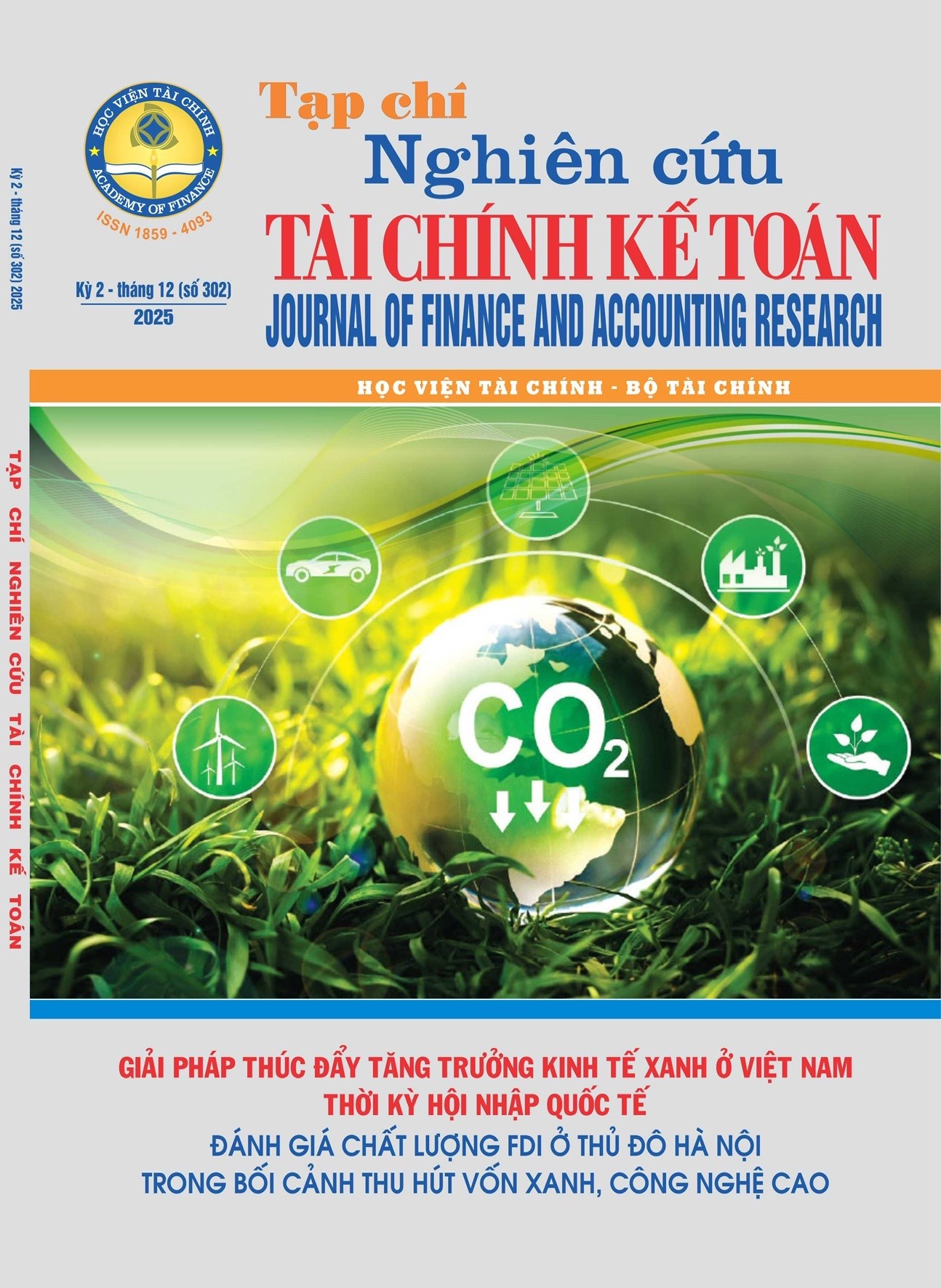 Tạp chí Nghiên cứu Tài chính Kế toán (Kỳ 2 tháng 12 (302) 2025)